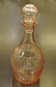 Pink Mayfair Decanter With Stopper - Picture 1 of 3