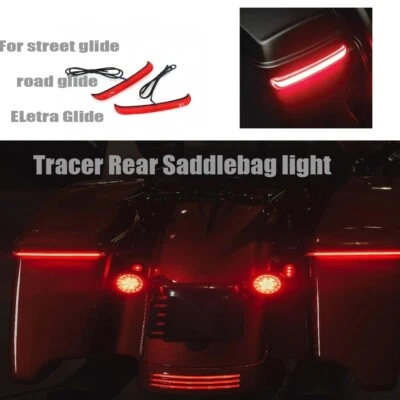 For 2014-2022 Touring Electra Glide Ultra Limited Tracer Rear Saddlebag Lights - Image 1 of 4