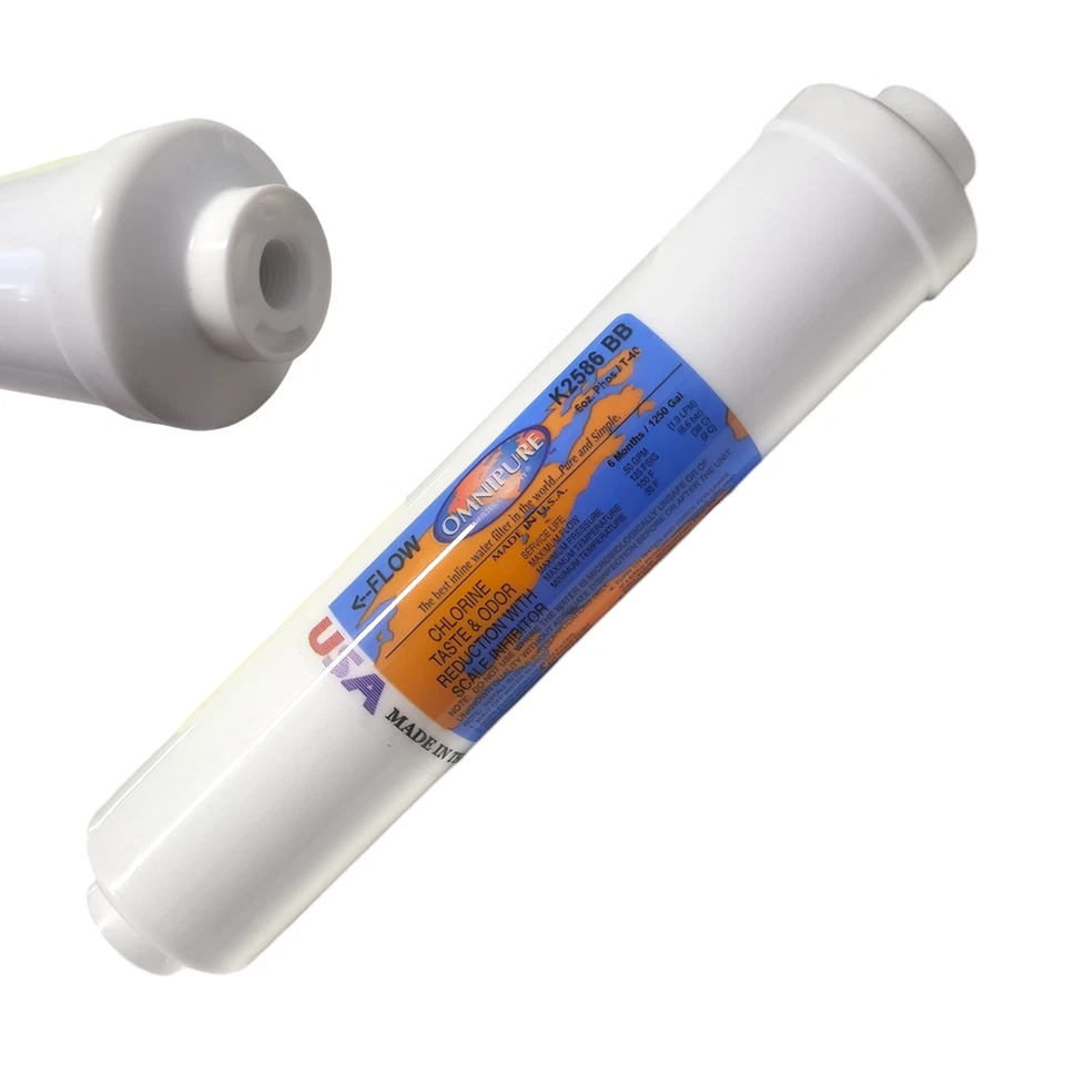 Omnipure K2586-BB 6oz. Phosphate water filter for Icemaker Scale Inhibitor - 1/4 - Image 1 of 1