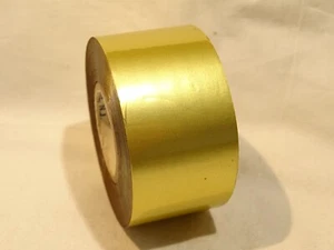 Extra Long 272’ 23K Genuine Gold Leaf Roll 1 1/8” Extra Wide - Picture 1 of 10