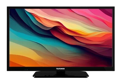 Telefunken XH24O550M 24 Zoll Fernseher HD LED TV Triple-Tuner HDMI USB schwarz - Bild 1 von 4