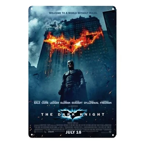 Batman The Dark Knight Movie Metal Poster Tin Sign - 20x30cm Plate - Picture 1 of 2