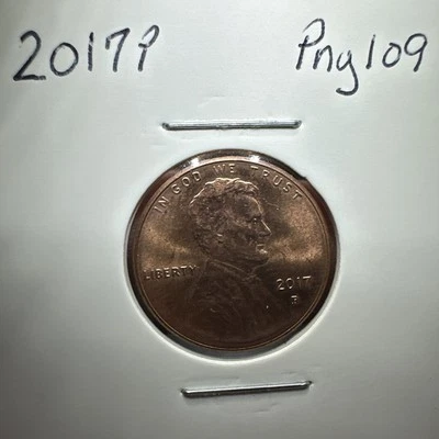 EXTREMELY RARE Heavy Struck Through Grease 2017 P Lincoln Shield Cent - DDR - Image 1 of 4