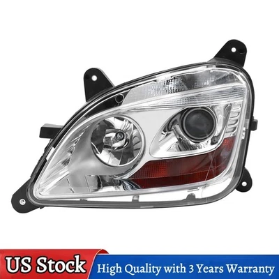 Conjunto de faros halógenos cromados del lado izquierdo del conductor para Peterbilt 579 2013-2020 Foto 1 de 4