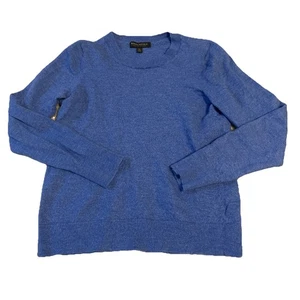 Suéter de lana merino jaspeado azul vieira Banana Republic para mujer talla pequeña - Imagen 1 de 18