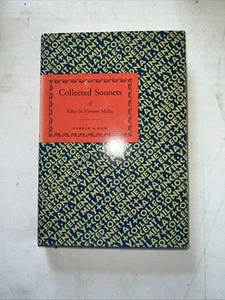 Collected Sonnets Of Edna St. Vincent Millay Vintage Hardcover Poetry Book w DJ - Picture 1 of 12