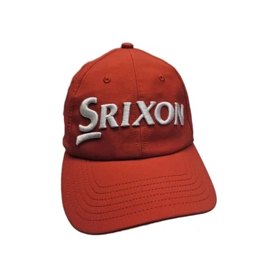 Srixon Golf Clubs Hat Adjustable Strap Back Golfers Cap Red  - Image 1 of 4