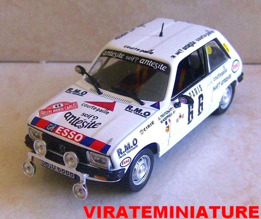 PEUGEOT 104 ZS 51° RALLYE MONTE CARLO 1982 JEAN-LOUIS TRINTIGNANT ALTAYA AU 1/43 - Photo 1/1