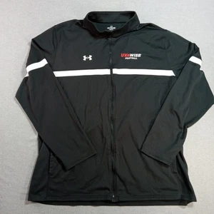UVA Wise Football Jacket Men’s 3XL Black Full Zip Track CoatUnder Armour NCAA - Picture 1 of 10