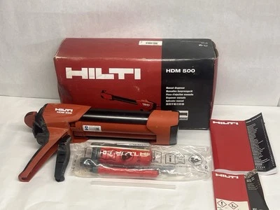 Dispensador de epoxi adhesivo manual HILTI HDM 500 con cartuchos y NUEVO epoxi HY 200A Foto 1 de 4