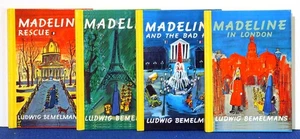 4 Madeline hardback books - Ludwig Bemelmans -1961, 1989 - Picture 1 of 1