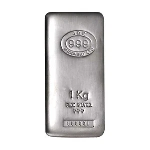 1 Kilo JBR Silberbarren .999 Fein - Bild 1 von 3