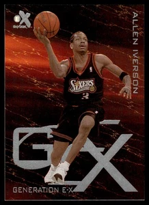 Skybox Generation E-X 1999-00 Allen Iverson Philadelphia 76ers #3 - Imagen 1 de 2