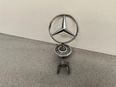 1992-1999 W140 S500 s600 s420 400SEL Mercedes Benz CAPUCHA EMBLEMA ADORNO Cromo Foto 1 de 4