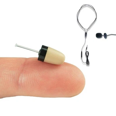 NEW Spy Earpiece Wireless Earphones Invisible Hidden Mini Headset Exam for Phone - Image 1 of 4