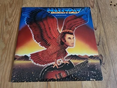 Vinyle 33T, JOHNNY HALLYDAY Quelque part un aigle  ROCK - Photo 1/4