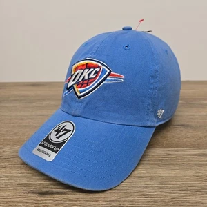 Oklahoma City Thunder OKC 47 Brand Clean Up Hat Adjustable Dad Cap Sky Blue OSFA - Bild 1 von 12