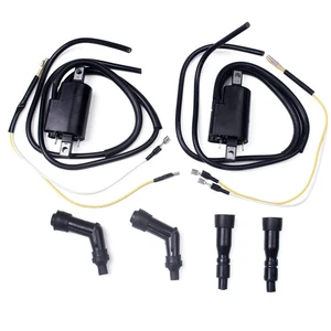 Nuevo 2 CONJUNTOS Bobinas de Encendido y Tapas de Bujías Compatible con Honda CB750 CB7... - Imagen 1 de 4