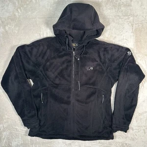 Mountain Hardwear Jacket Full Zip Black Fleece Sweatshirt Women’s Size Large - Picture 1 of 9