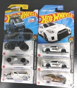 Lot Of 6 Hot Wheels Dream Garage 2021 NIB Partial Set Double Liberty Walk 1:64  - Picture 1 of 13