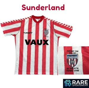 CAMISETA DE FUTBOL VINTAGE SUNDERLAND MEDIANA ADULTO (V BUENA) CENTENARIO AÑO 1890-1990 - Imagen 1 de 8