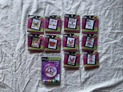 Bucilla Cross-Stitch Kit Lot Vintage Lot - Image 1 of 4