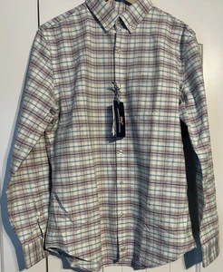 Vineyard Vines Mens Slim Fit Murray Shirt Multi Color Plaid Medium Long Sleeve - Picture 1 of 6