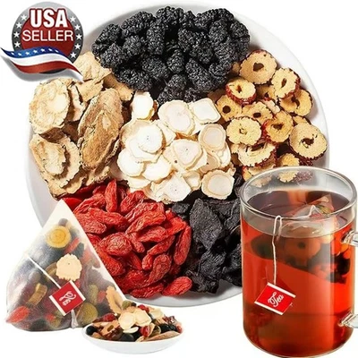 Ginseng Mulberry Medlar Tea, Kidney tea ,liver tea,kidney health for Men & Women - Image 1 of 4