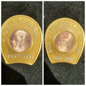 Skagway Alaska Centennial umhüllt 2000 D Penny Cent BR130 - Bild 1 von 4
