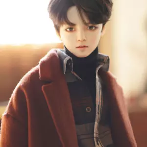 Full Set BJD Puppe Doll 1/3 Junge Makeup + Augen + Perücken +Mantel Kleidung+Wig - Bild 1 von 9