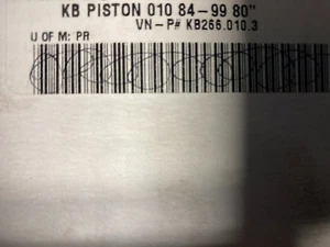 KB Performance - KB266.010.3 - Cast Piston Kit (80ci., Domed), .010in. Oversize - Picture 1 of 4
