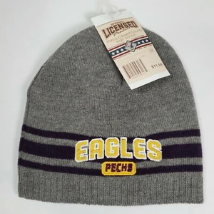 PRINCE EDWARD COUNTY HIGH SCHOOL EAGLES KNIT BEANIE HAT CAP ADULT ONE SIZE NWT - Picture 1 of 3