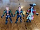 Tri Star Figures Lot Of 3 Action Figures Captian Hook And 2 Peter Pan Figurines
