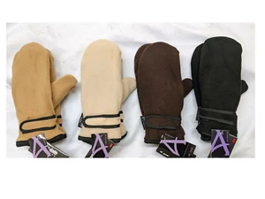 6x Pairs Womens Mittens Fleece Thinsulate Ladies Thermal Lined Gloves Warm Cosy - Picture 1 of 1