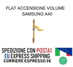 Flat Power Ignition Button On Off Volume for Samsung A40 SM-A405F - Picture 1 of 4