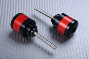 Coppia Contrappesi Manubrio Rosso Ø 31 mm Per HONDA CBR 954 RR 954RR 2002-2004 - Picture 1 of 2