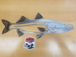 Snook metal arte de pared corte por plasma decoración del hogar peces - Imagen 1 de 2