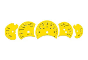 For Porsche Carrera 911, 996 Yellow - Speedometer gauges from MPH to km/h Gauges - Afbeelding 1 van 7
