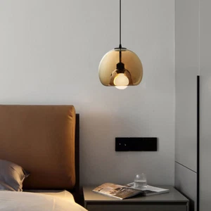 Bedroom Light Kitchen Glass Pendant Lamps Ceiling Light Home Chandelier Lighting - Picture 1 of 7