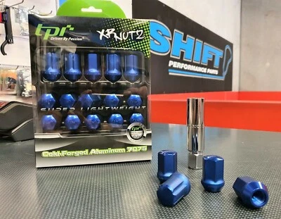 tpi Blue XR Racing Wheel Nuts - Suits M12x1.25 Nissan, Subaru, Suzuki - Imagem 1 de 4