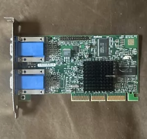 MATROX MILLENIUM G45+MDHA16D AGP 16MB DUAL HEAD V1-1(6) - Picture 1 of 2