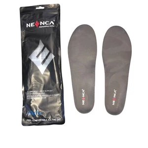 Neenca Professional Shoe Insoles Gray Size 11-11.5 Deep Heel Cradle Shoe Inserts - Picture 1 of 3