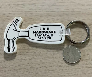 E&H Baumarkt Pfote Pfote Illinois Hammer Schlüsselanhänger Schlüsselring #37901 - Bild 1 von 2