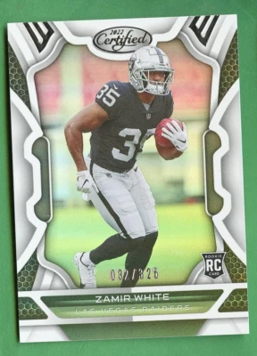 ZAMIR WHITE 2022 CERTIFIED FOOTBALL ROOKIE MIRROR /325 LAS VEGAS RAIDERS - Image 1 of 4