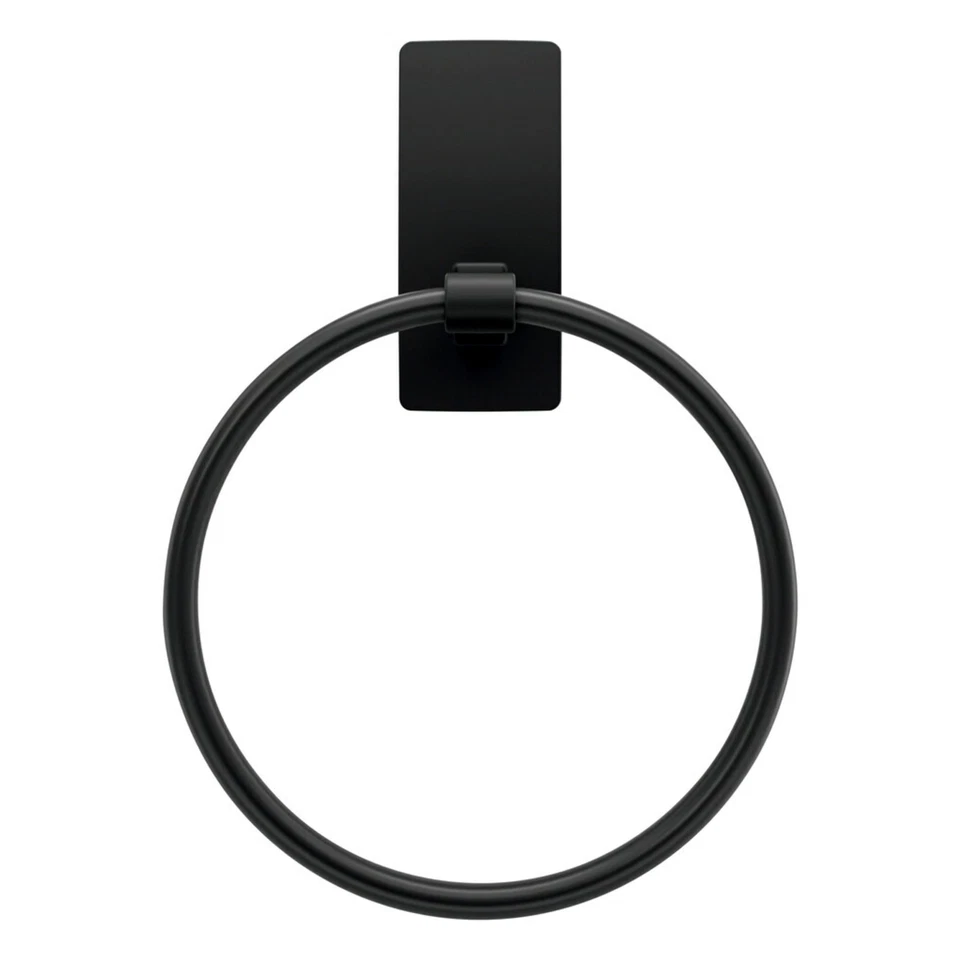 Command BATH52-MB-ESF Towel Hanger Large Matte Black - BATH52MBESF - 068060...