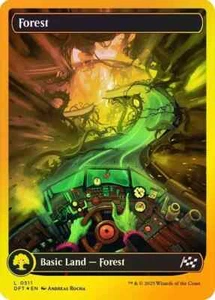 Forest First Place Foil Full Art Aetherdrift NM MTG - Picture 1 of 1