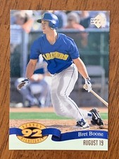 1993 Upper Deck Season Highlights #HI6-Bret Boone, Seattle Mariners-MT-Free Ship