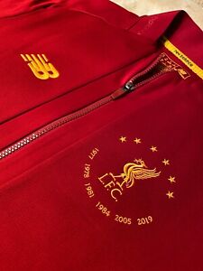 Liverpool FC Official European Championship Track Jacket New Balance Medium NWT