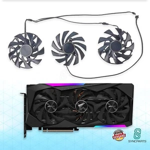 SISS Cartes Graphiques Ventilateur pour GIGABYTE Aorus RTX 3060 Ti, 3070 Master - Afbeelding 1 van 8