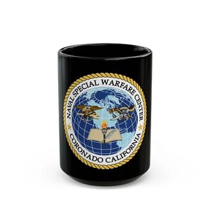 Naval Special Warfare Center Coronado CA (U.S. Navy) Black Coffee Mug - Picture 1 of 9